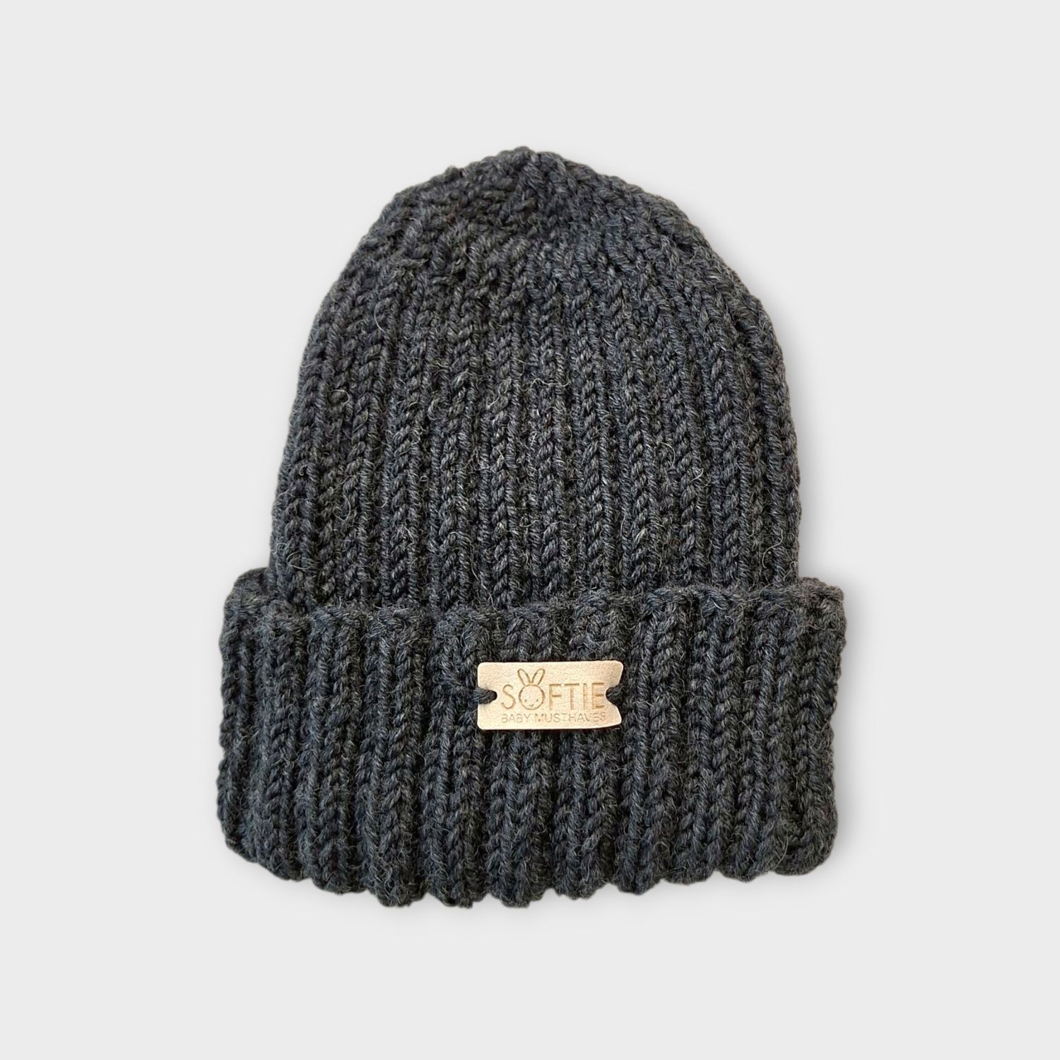 Softie Merino Beanies antraciet