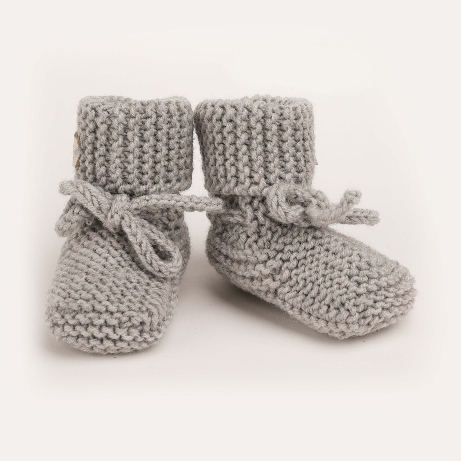 Softie Merino slofjes grijs