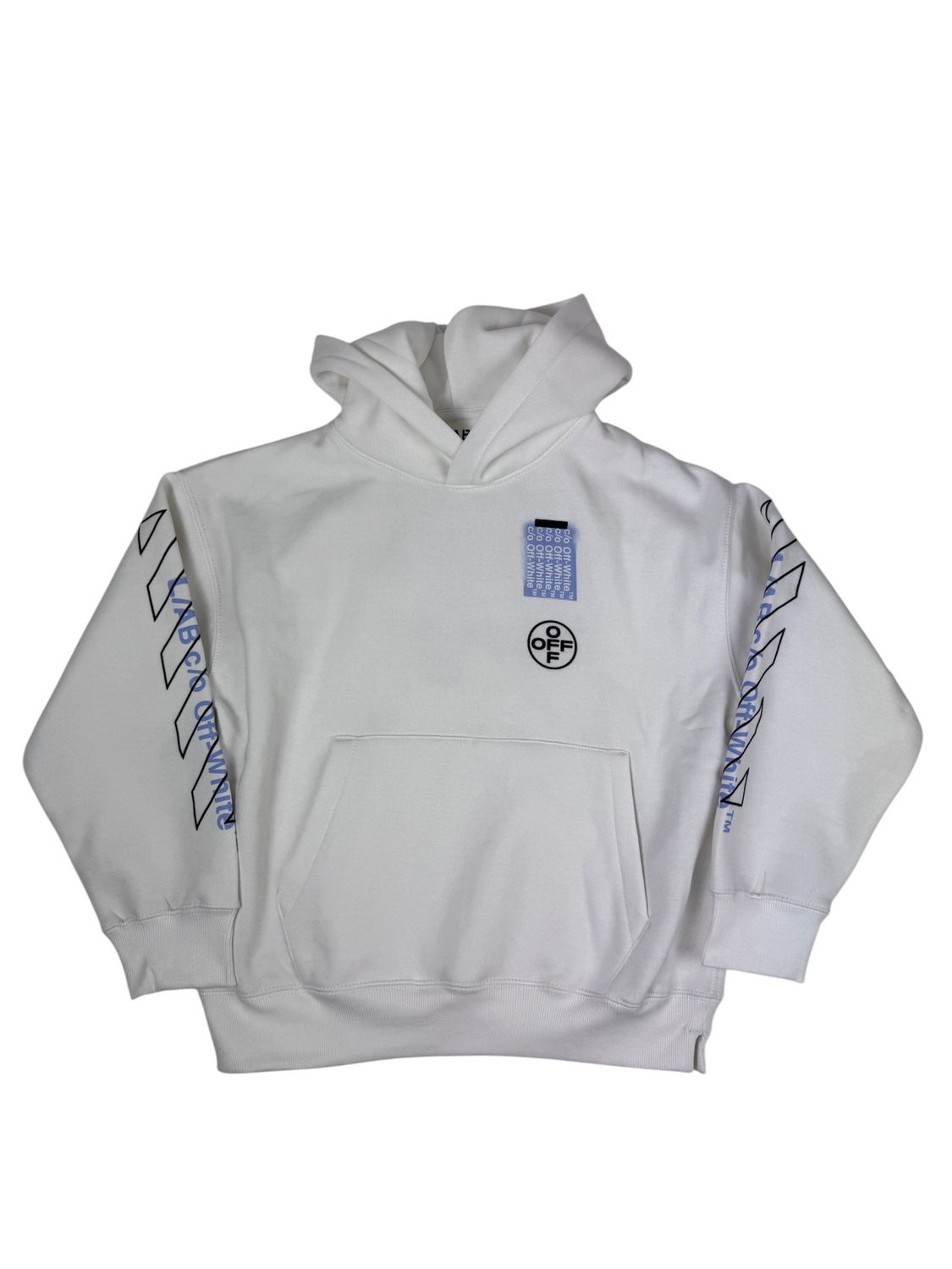 Lab Off- White Diag Hoodie wit