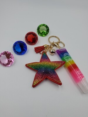 Rainbow 🌈  (Star) Keychain