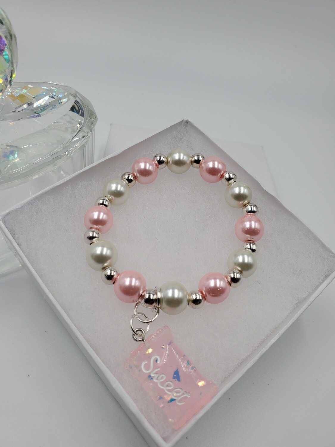 Lil Diva (Pink Bubble gum) Bracelet