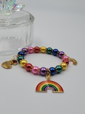 Pride 🌈 "Sister" Pearlized Bracelet