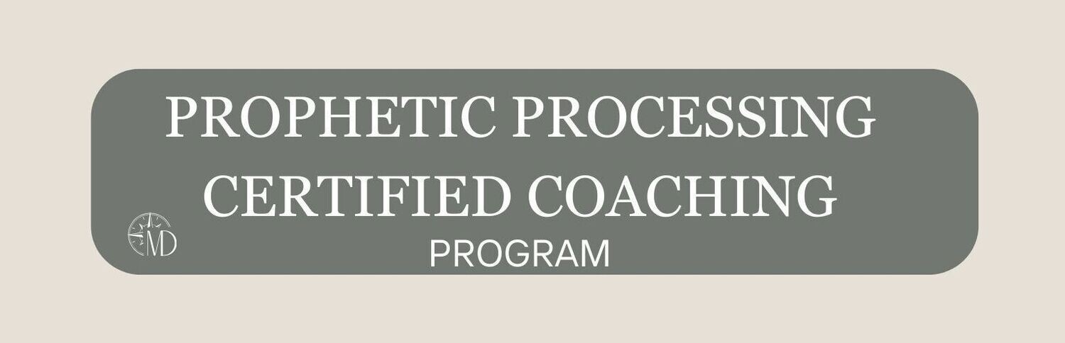 Prophetic Processing Certified Coaching 20 Week Program (7 Monthly Payments)