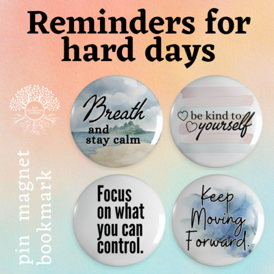 Reminders for Hard Days (Set of 4)