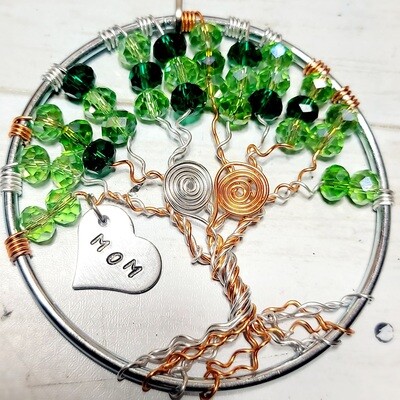 Personalized Tree of Life Suncatcher - Mother's Day