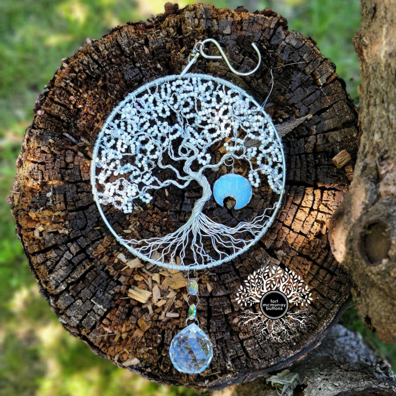 Tree of Life Suncatchers - Blanc