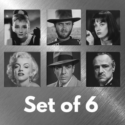 Square Photo Magnet Set – Set of 6 (2.5&quot;)