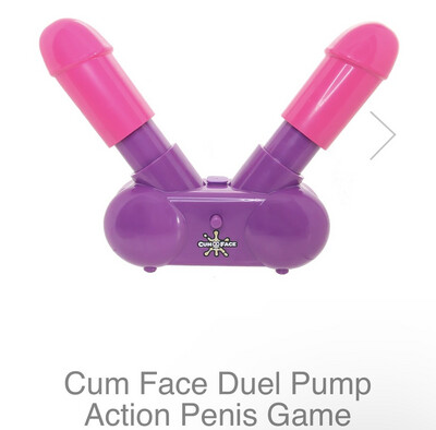 Cum Face Duel Pump Action Penis Game