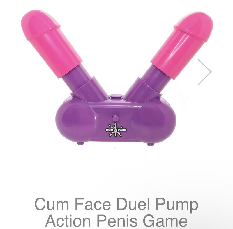 Cum Face Duel Pump Action Penis Game