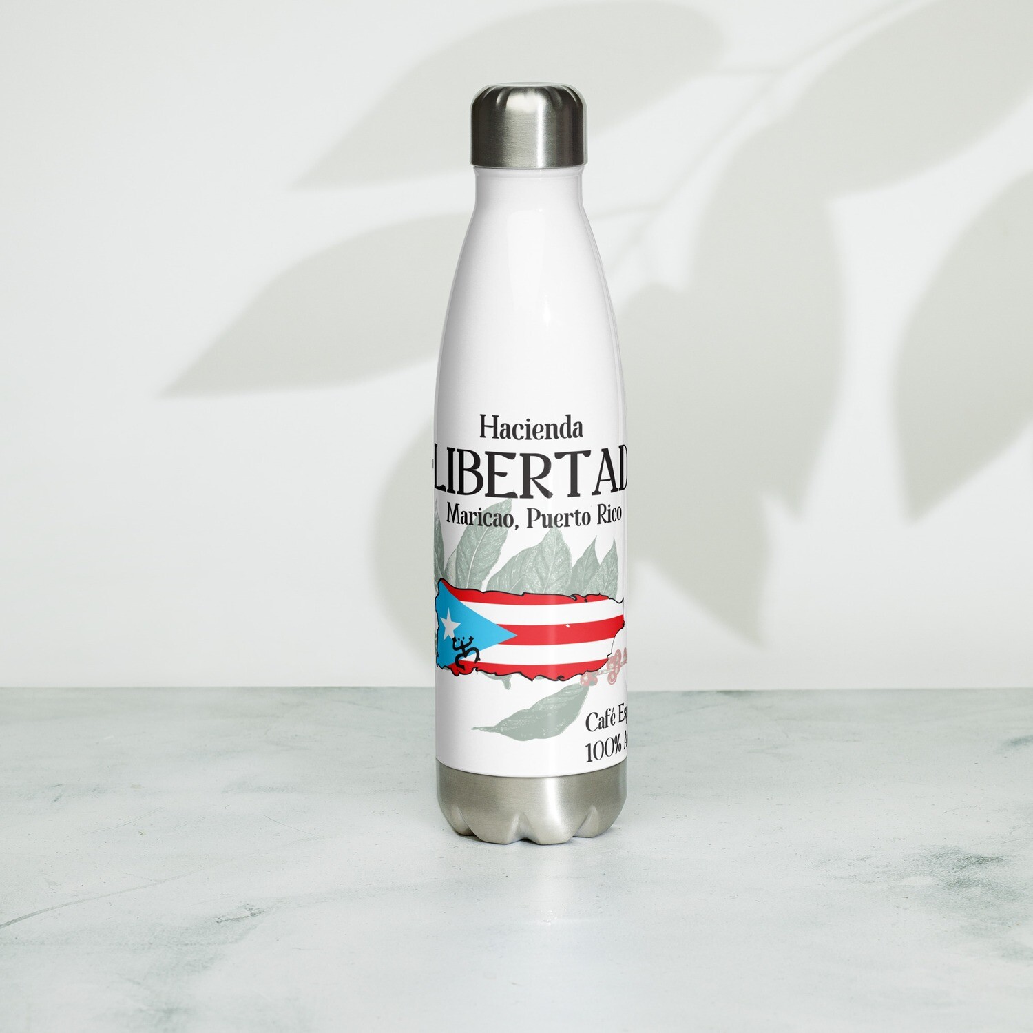 Botella de Agua Hacienda Libertad en Stainless Steel
