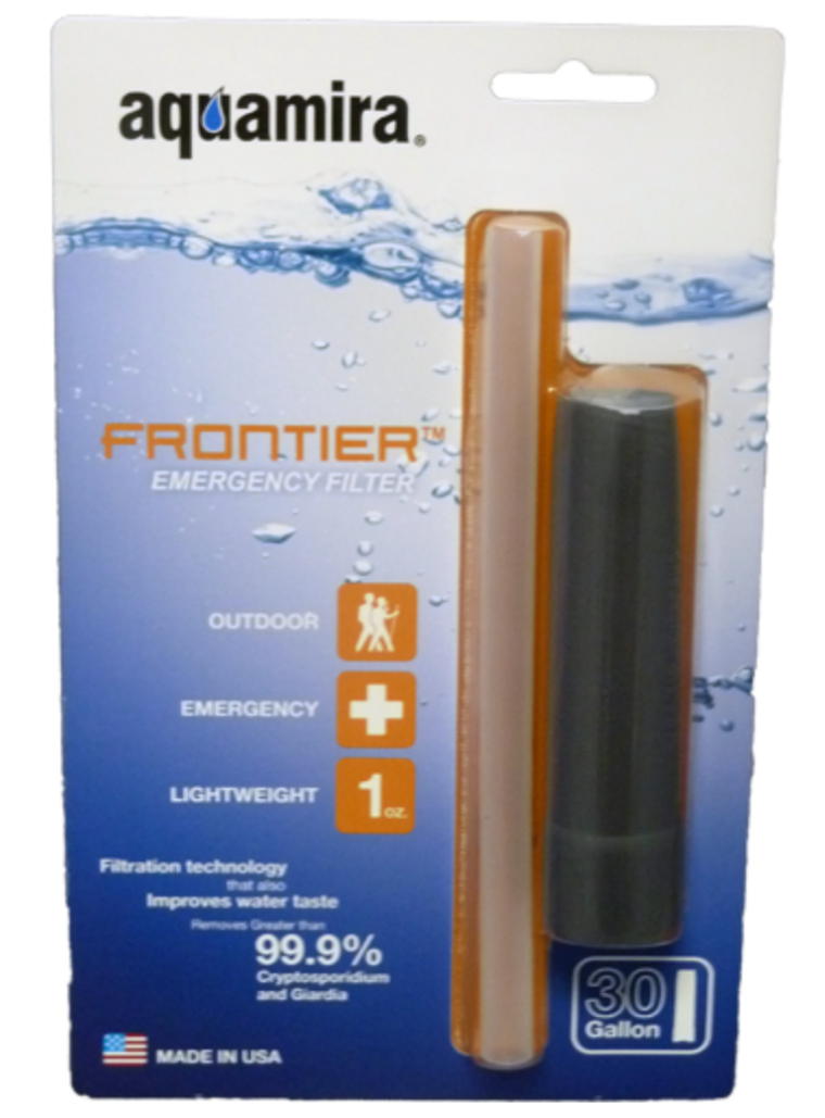 Aquamira Frontier Emergency Water Filtration and Straw