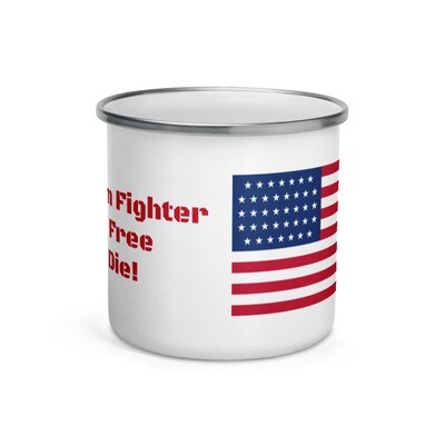 Freedom Fighter Camping Enamel Mug