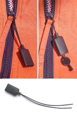Zipper Pull Hidden Master Handcuff Key