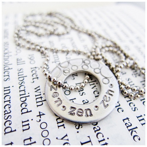 Stainless Steel Washer Necklace