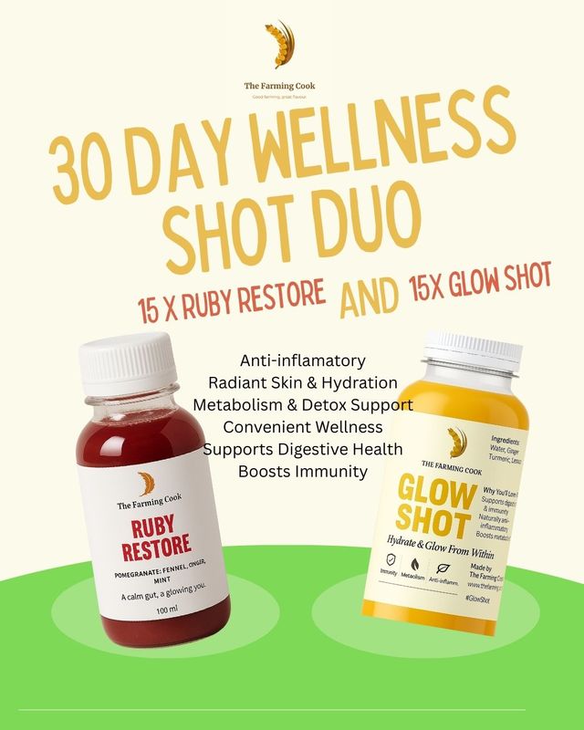 Month&#39;s Supply Glow Shot and Ruby Restore  - 30x100ml