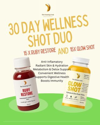 Month&#39;s Supply Glow Shot and Ruby Restore  - 30x100ml