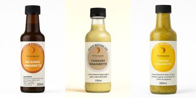 Premium Vinaigrette Trio – Yoghurt, Balsamic &amp; Italian (250ml each)