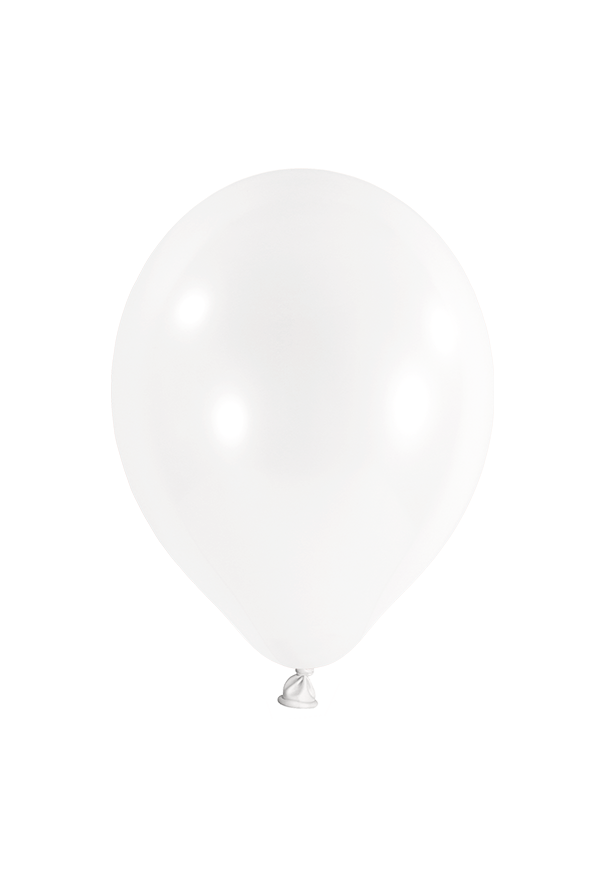 Latexballon, 25 cm, weiss