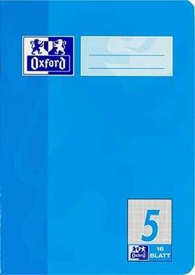 Oxford Schulheft, A5, Lineatur 5 Oxford Schulheft, A5, Lineatur 5