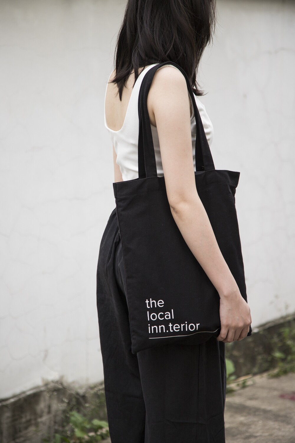 TLI Tote Bag in Black