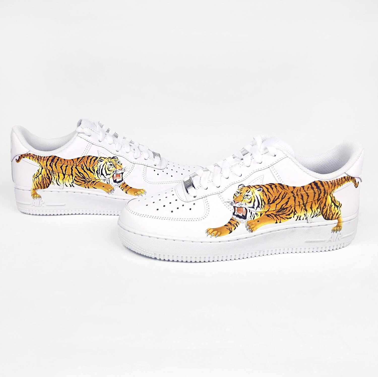 Hand Painted Tiger shoes