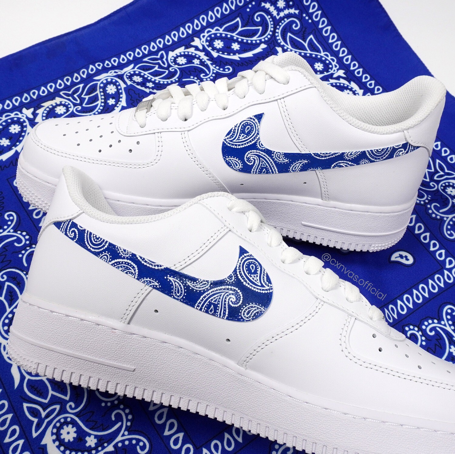 air force blue paisley