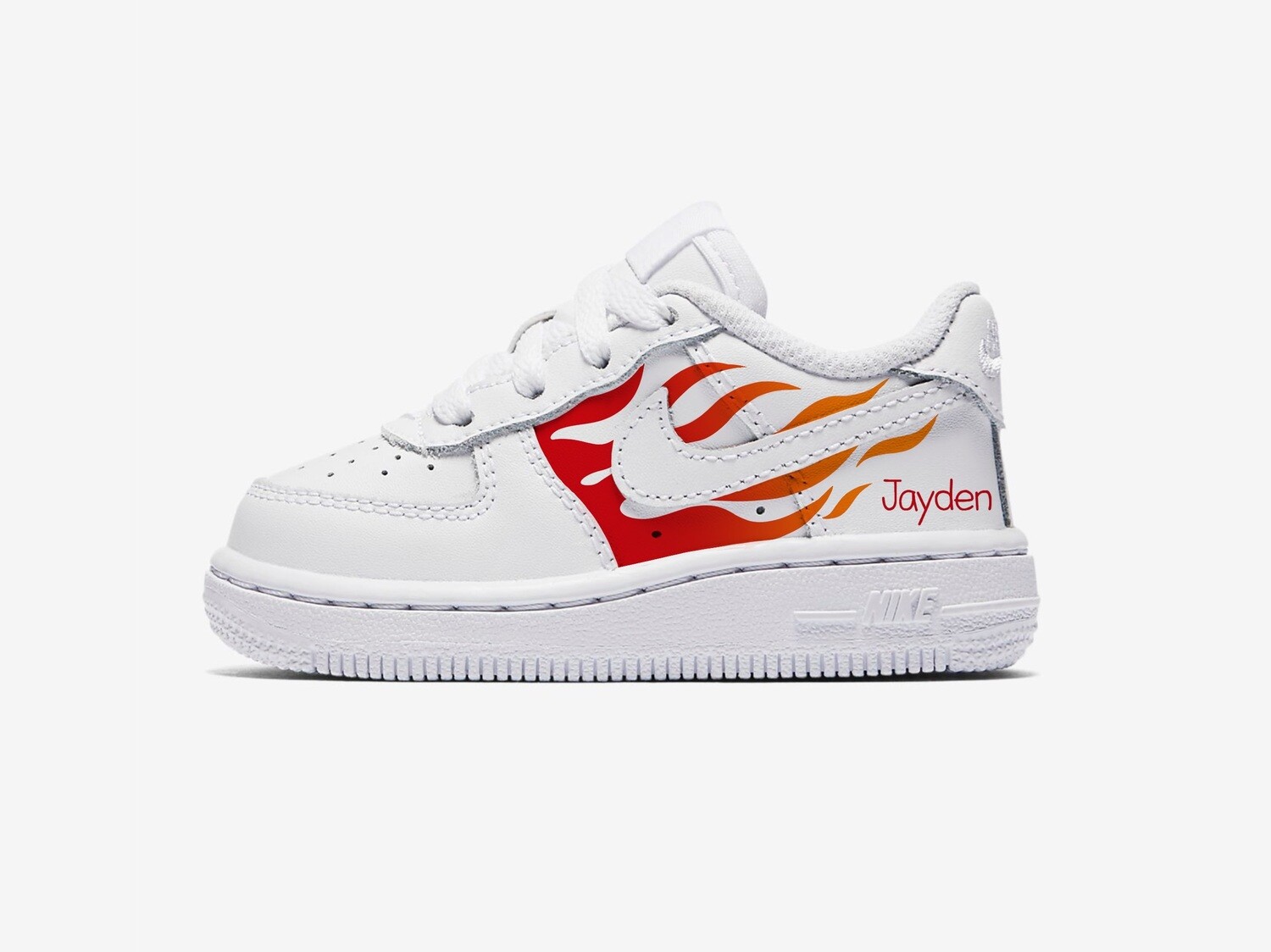 Fire Custom Shoes - Kids