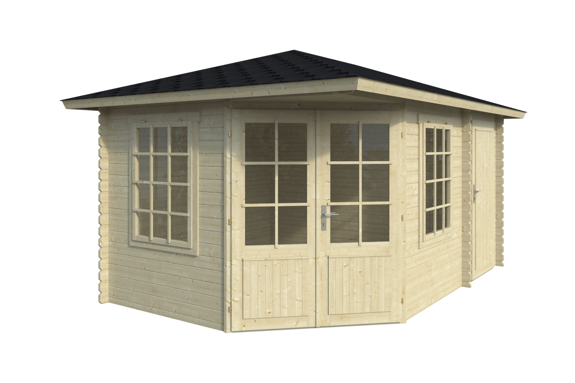 Cassandra Corner Cabin | from 4.4 x 3.0m