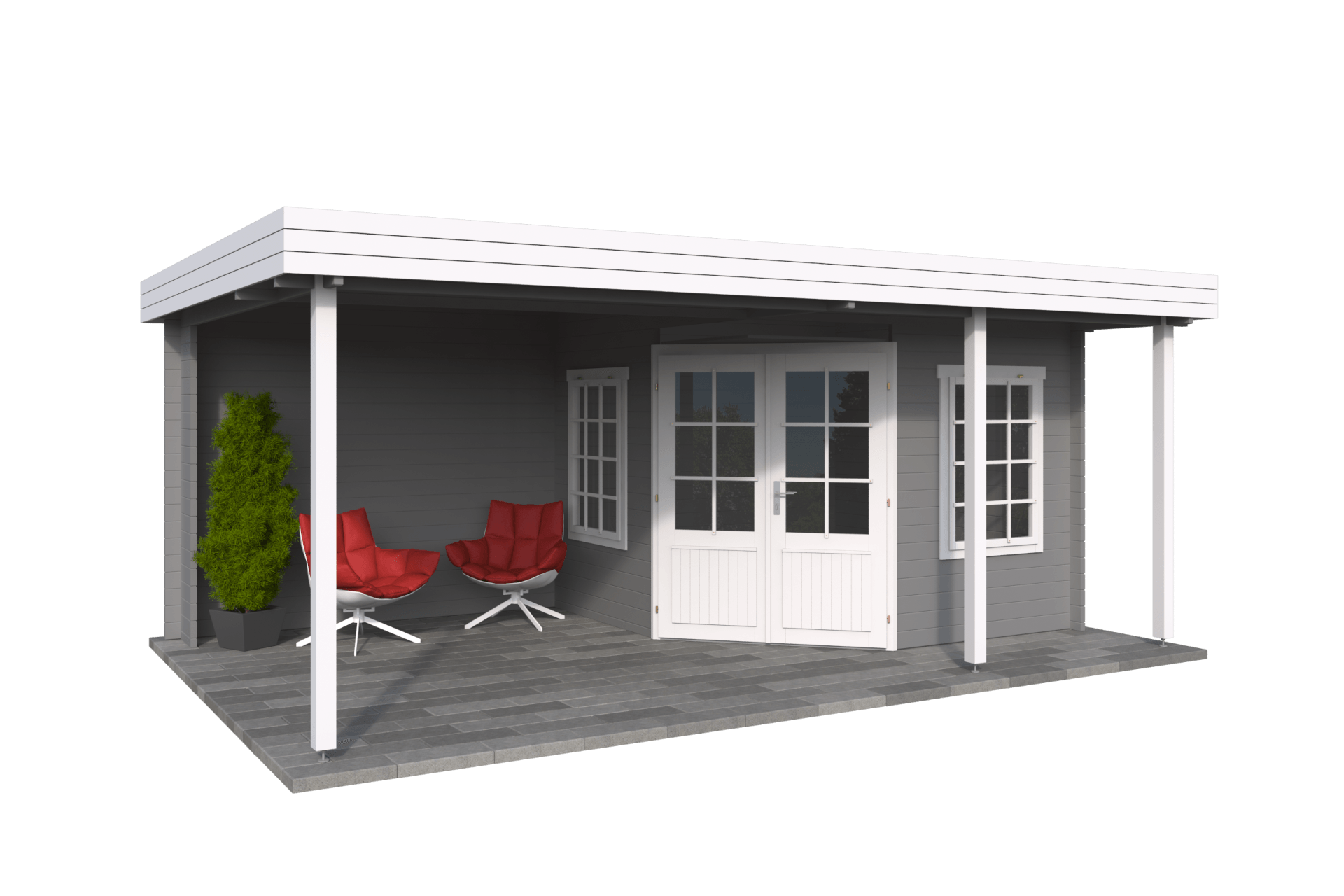 Camille Log Cabin | 2.9 x 5.7m