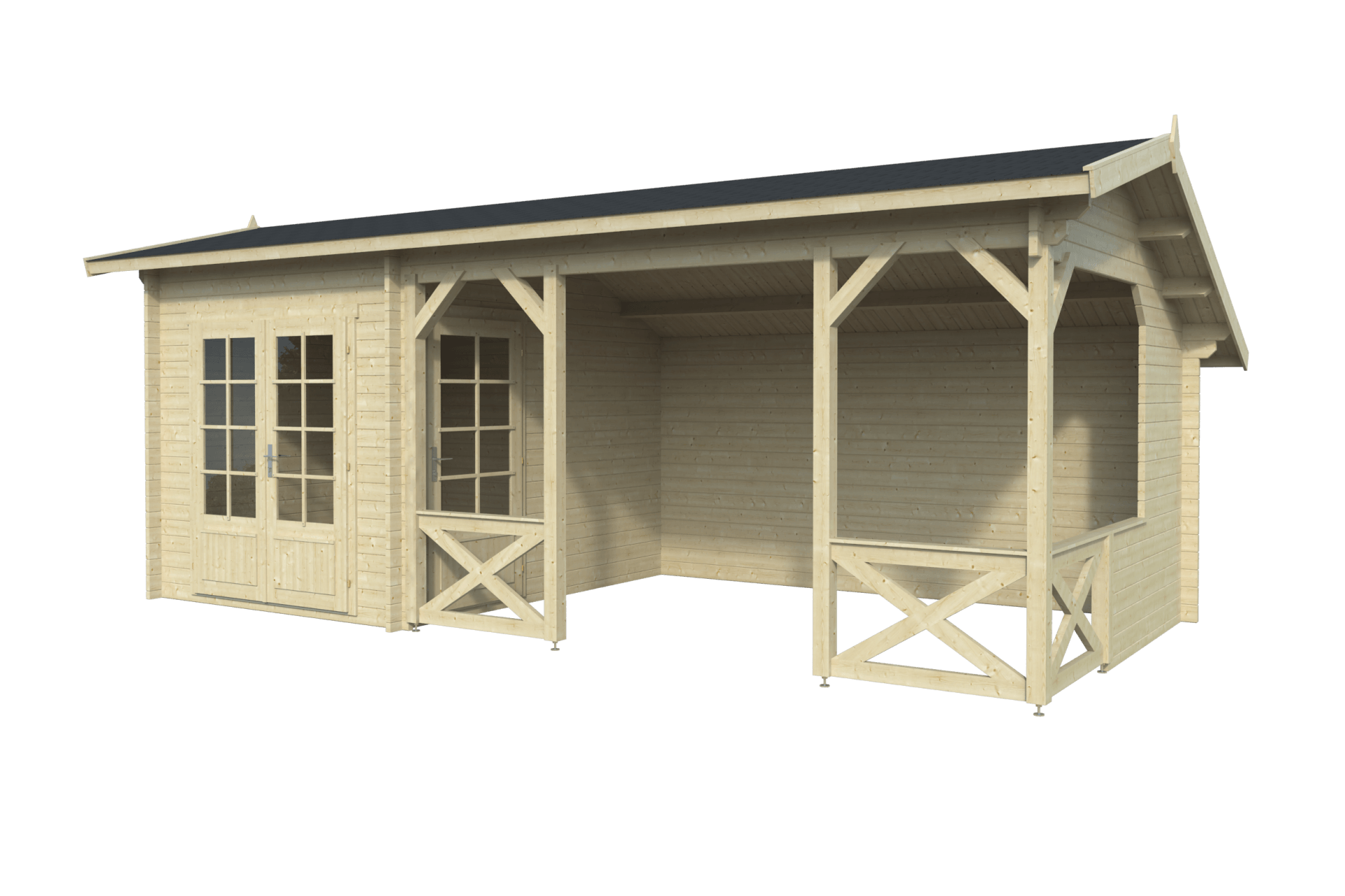 Carol Log Cabin | 6.7 x 3.2m