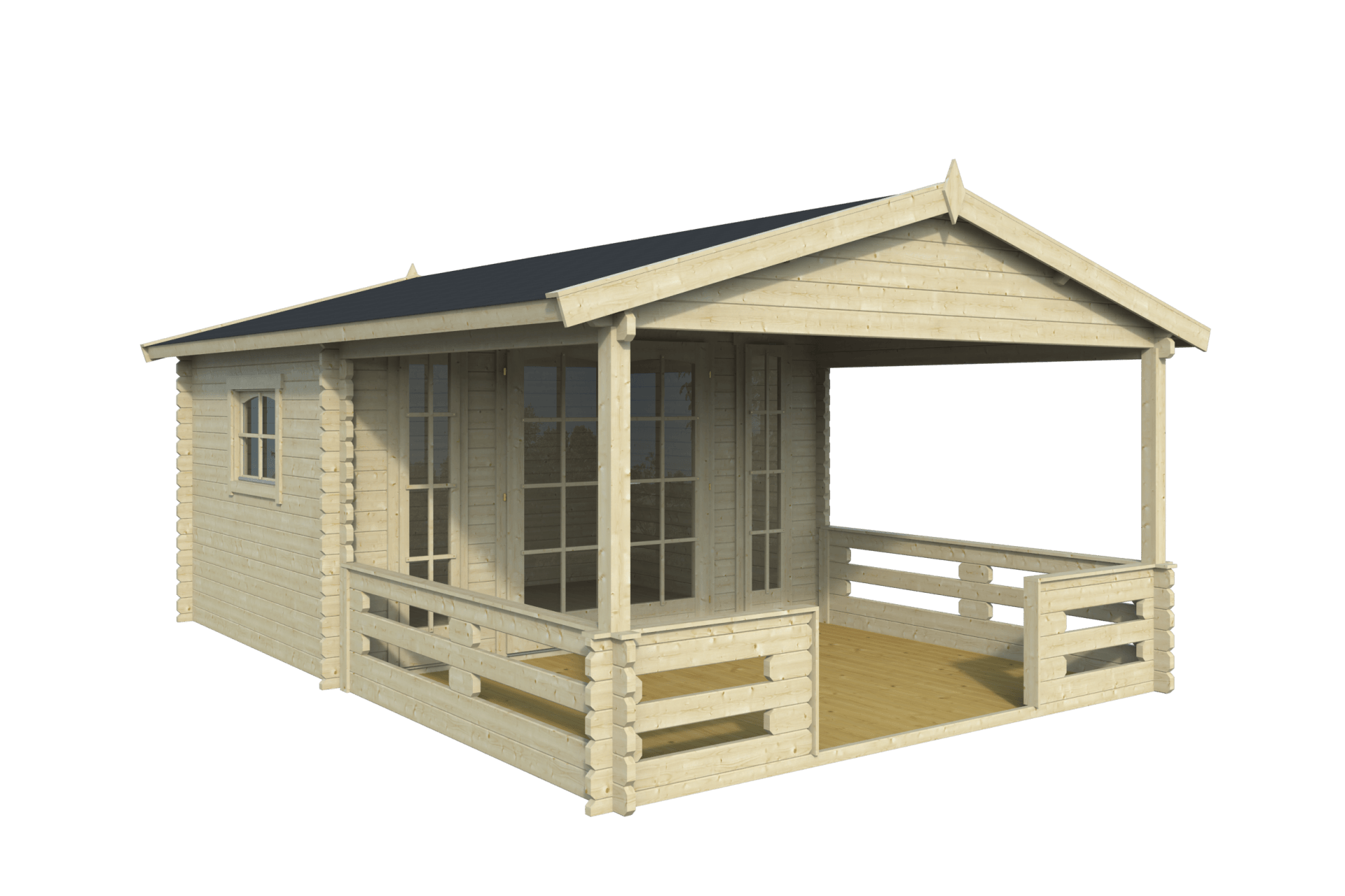 Hanna Log Cabin | 5.7 x 3.8m