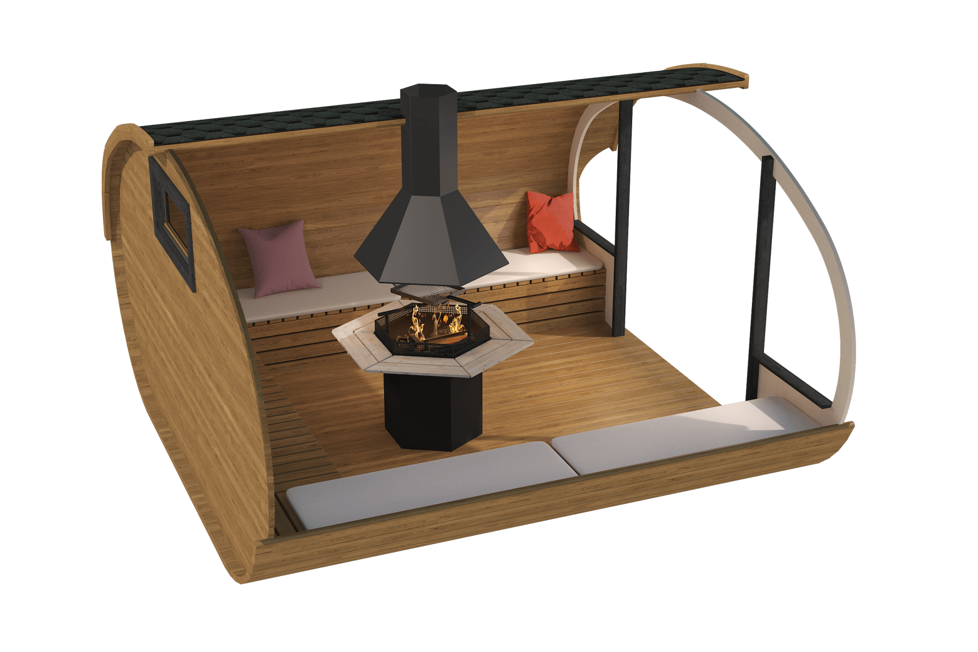 Grillhouse Relax Open | 4.0 x 4.0m