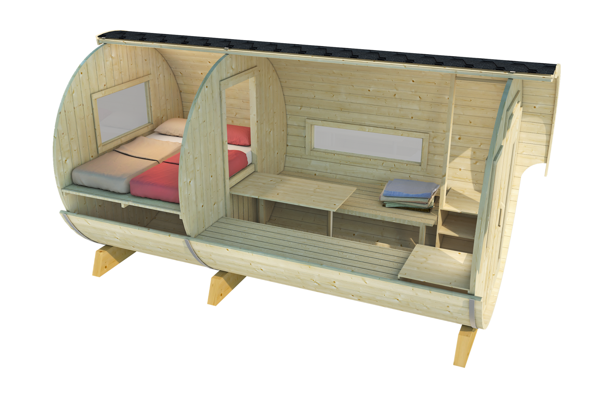 Camping Barrel Royal 446 | 4.5 x 2.4m