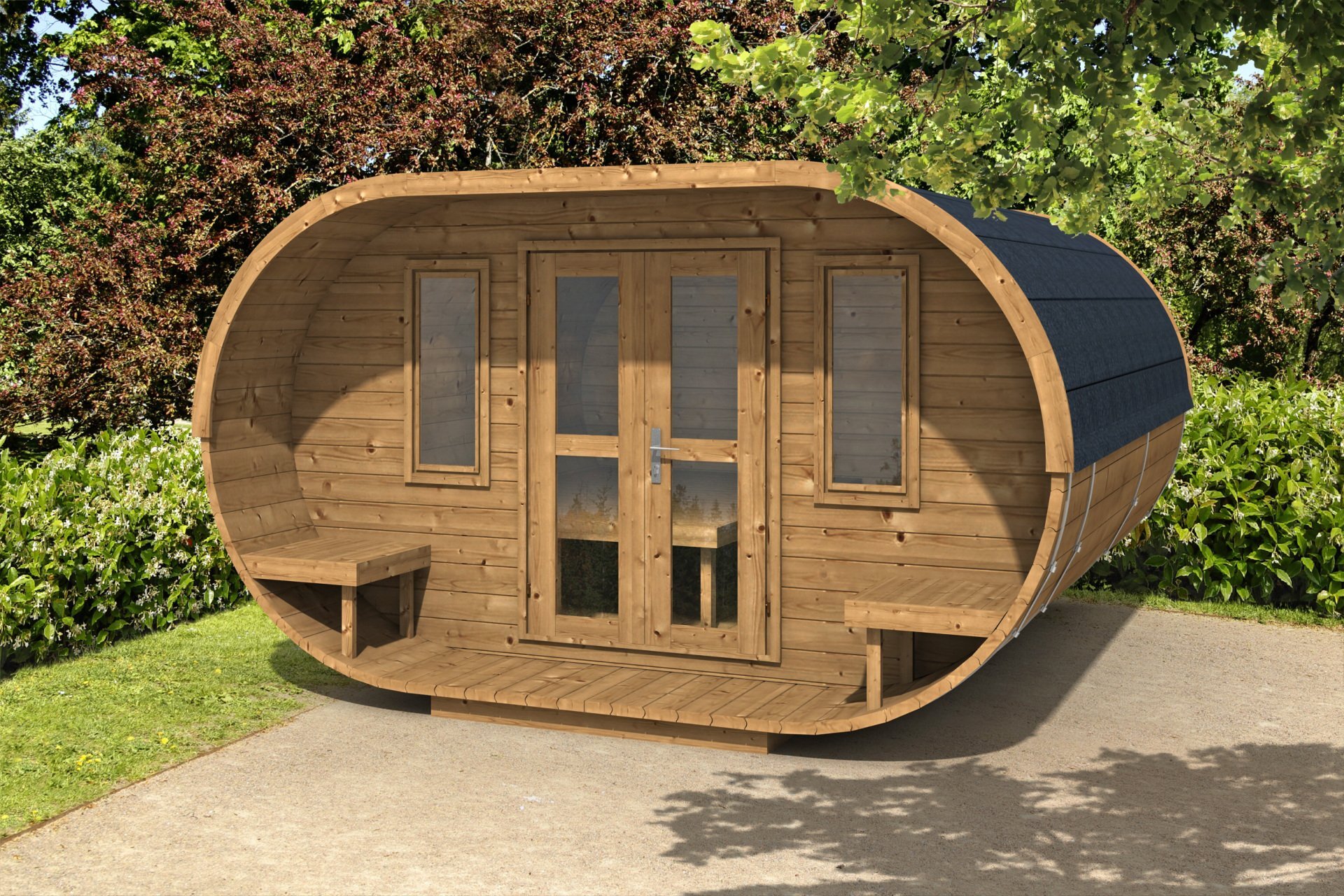 Camping Oval 360 | 3.6 x 3.6m