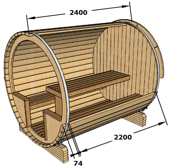 Dining Barrel | 2.4 x 2.1m