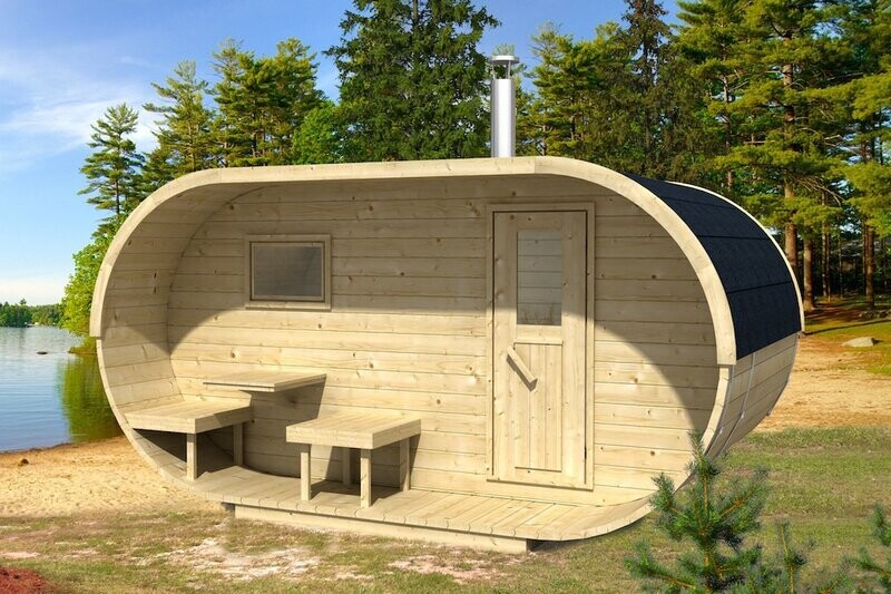 Sauna Oval | 4.0 x 2.4m