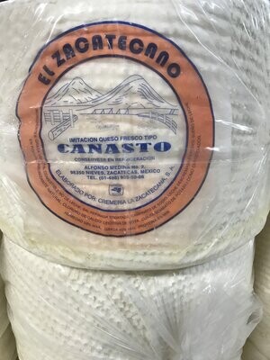Queso Canasto EL Zacatecano MAYOREO 8.5kg aprox.