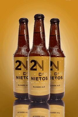 Cerveza Dos Nietos Blonde Ale 24 pack 355ml c/u