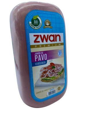 Jamón de Pavo Zwan Premium MAYOREO 4kg aprox.