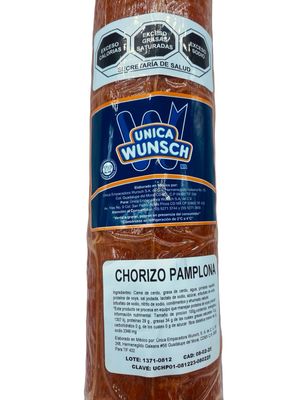 Chorizo Pamplona Wunsch MAYOREO 1.5kg aprox