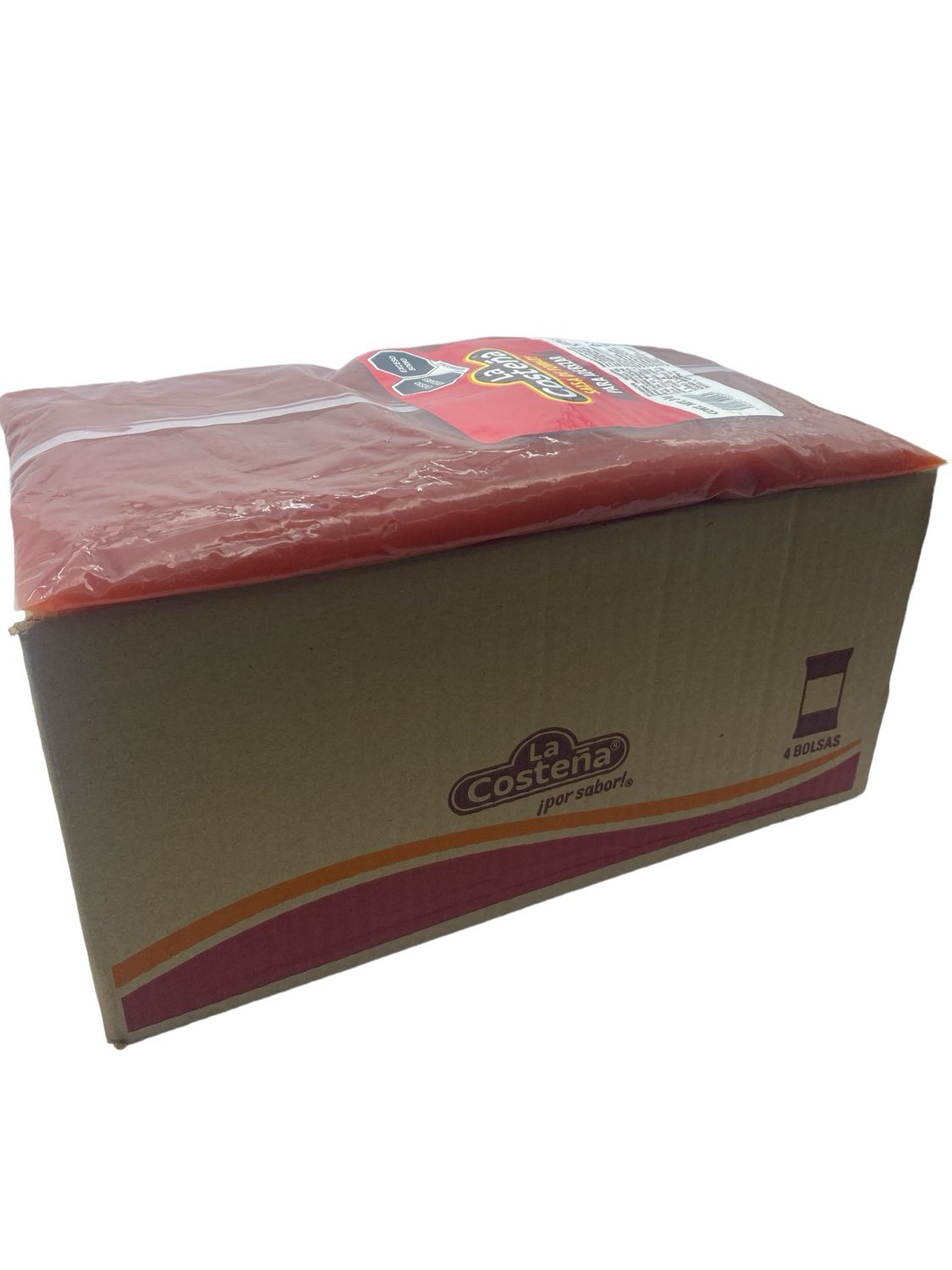 Salsa de Tomate Para Aderezar La Costeña Caja c/4 bolsa de 3kg