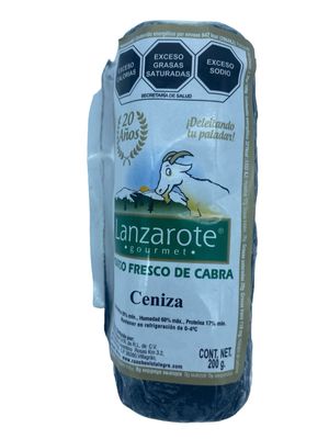 Queso de Cabra Lanzarote Ceniza 200gr Queso de Cabra Lanzarote Ceniza 200gr