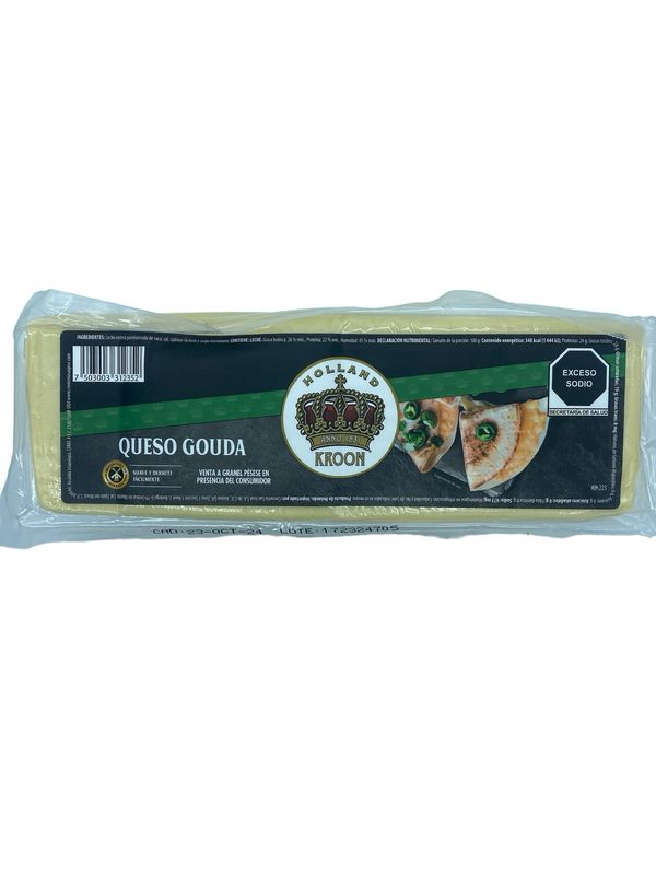 Queso Gouda Holland Kroon Tierno 1kg Queso Gouda Holland Kroon Tierno 1kg