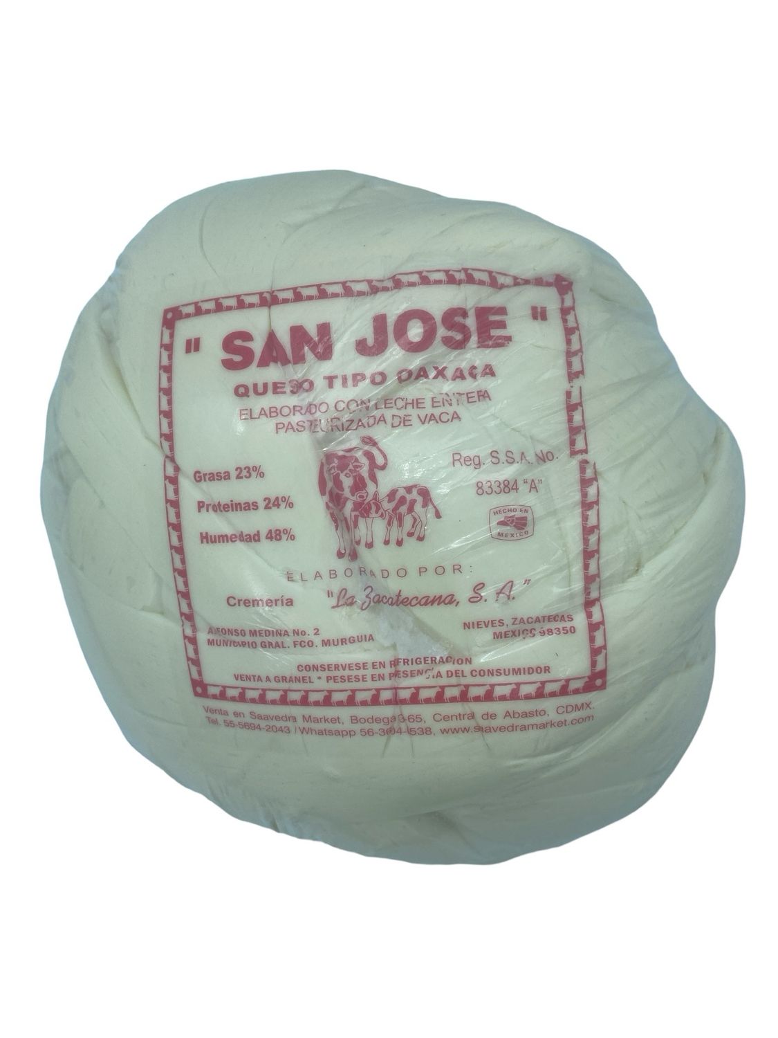 Queso Oaxaca San José 1Kg