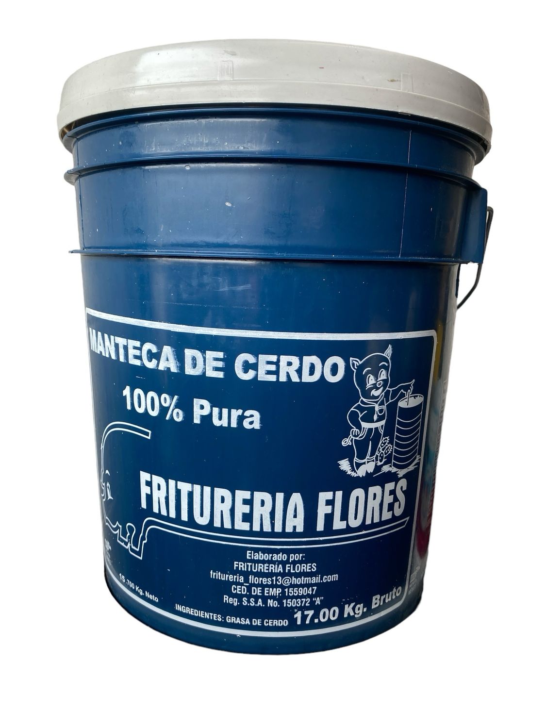 Manteca de Cerdo 100% pura 15kg