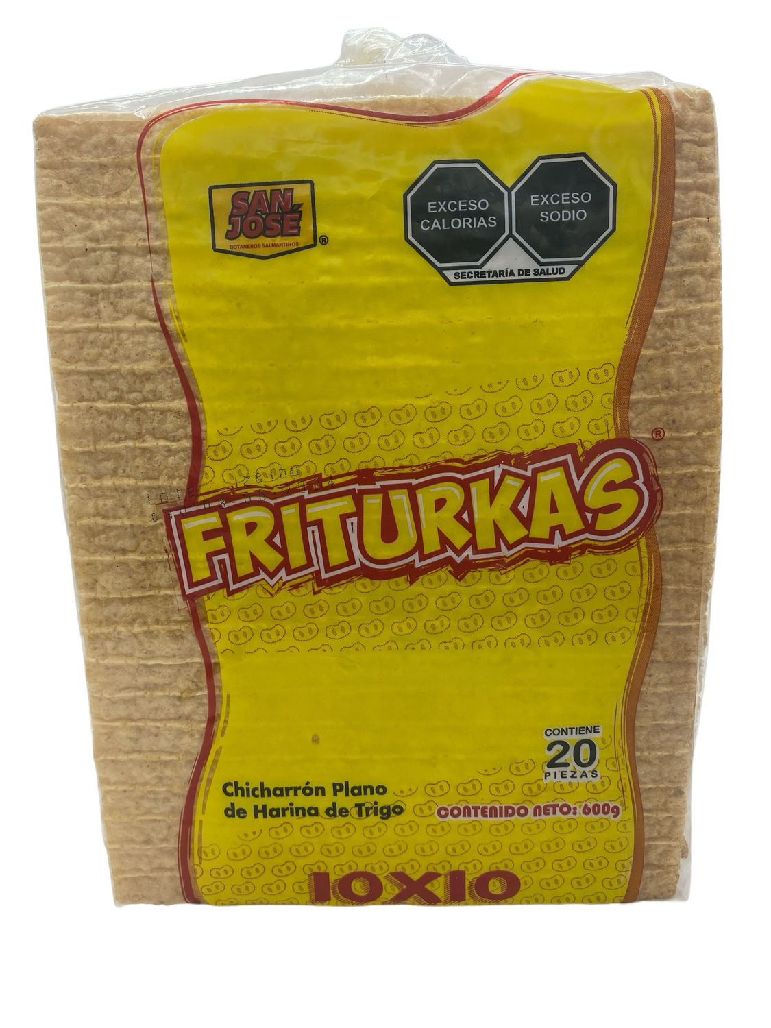 Chicharrón Plano de Harina 20 hojas