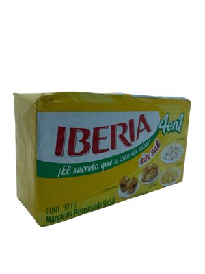 Margarina Iberia sin sal 500gr