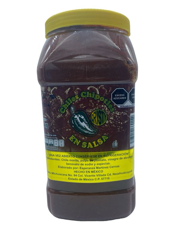 Chiles Chipotles en Salsa Cristy 3.6 Kg