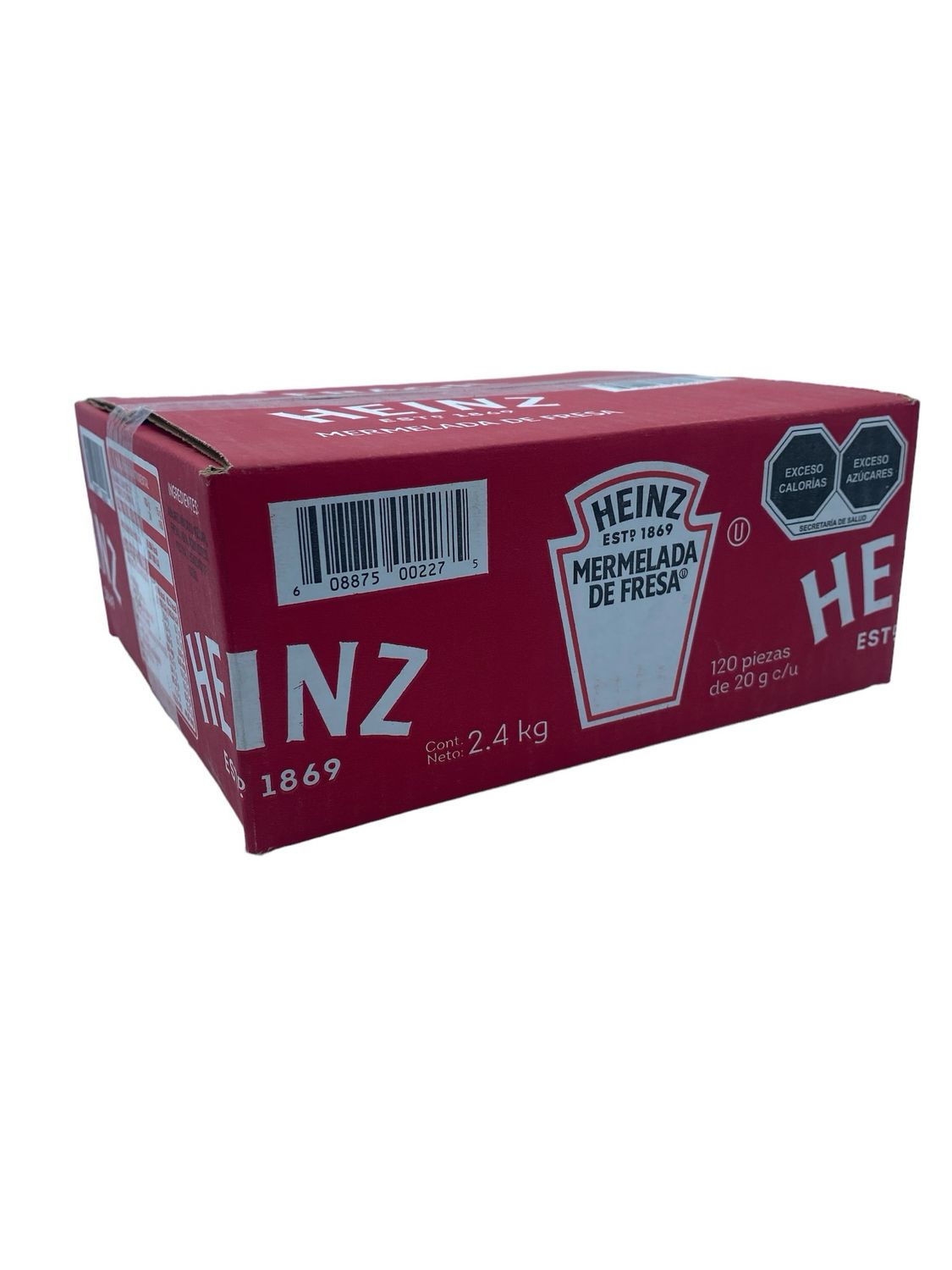Mermelada de fresa porcionada Heinz 120 pzas de 20gr