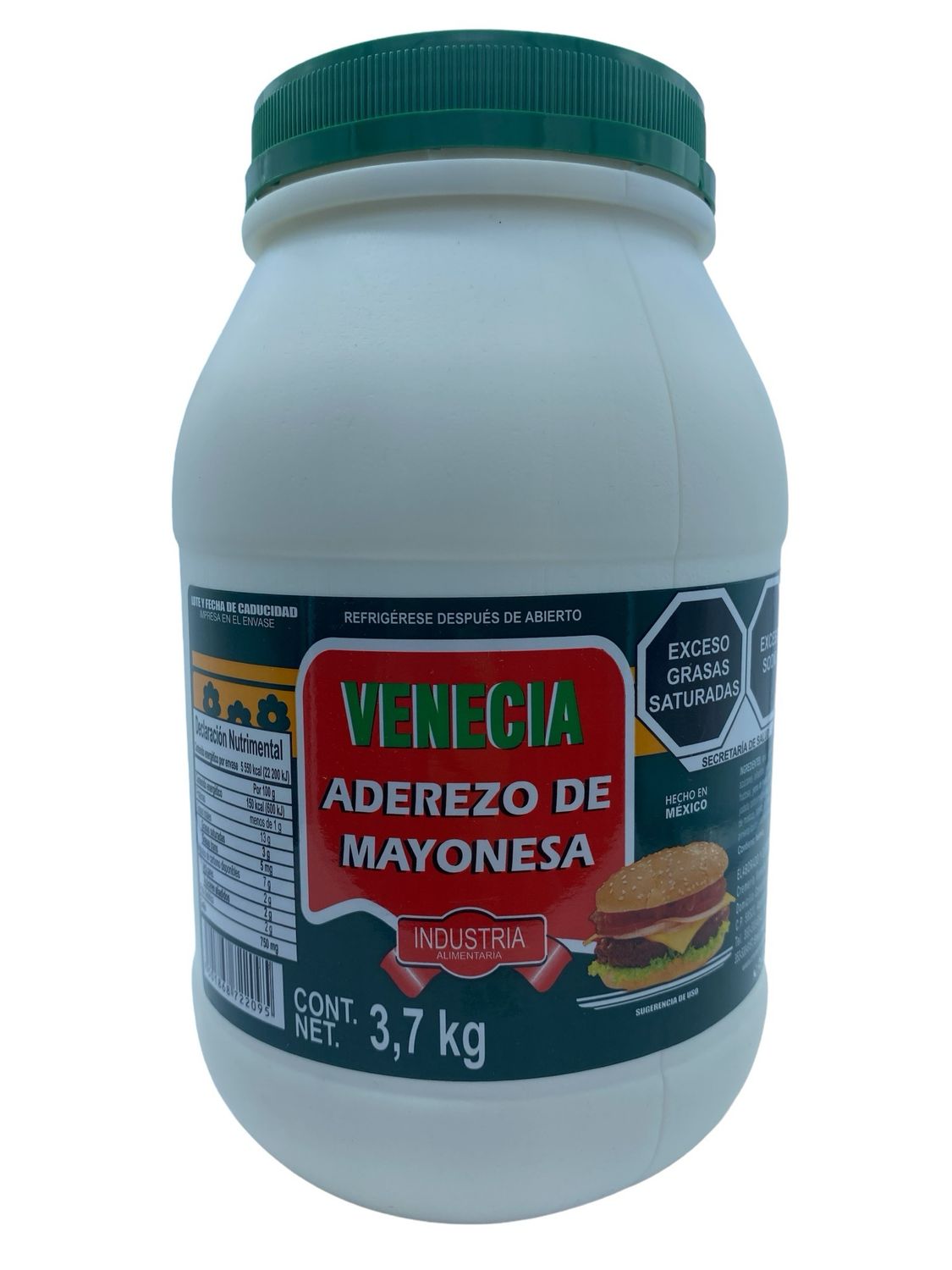 Aderezo de Mayonesa Venecia 3.7 Kg